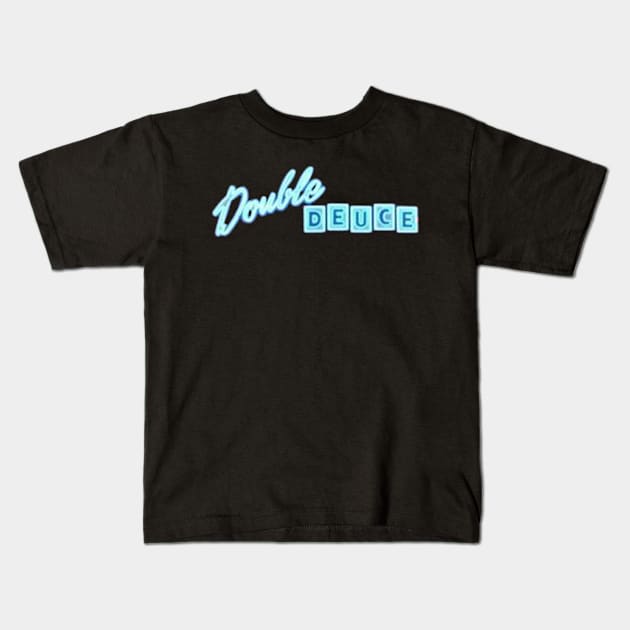 DOUBLE DEUCE ROADHOUSE Kids T-Shirt by Cult Classics